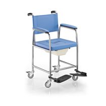 Surace 232 Poltroncina con WC per Disabili e Anziani con Freni e Ruote 8 cm