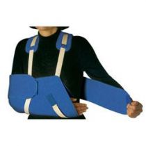 Reggibraccio Ambidestro con Fascia Avvolgente Blu - Taglie S/M/L