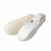 Manopole Anti-Presa in Cotone con Chiusura Velcro - Bianche