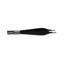 Gima pinza Adson con tecnologia antiaderente Ag-tech, punte dritte 1 mm, lunghezza 12,1 cm, connettore EU