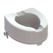 Gima rialzo per WC universale con sistema di fissaggio altezza 14 cm portata 225 kg bianco plastica