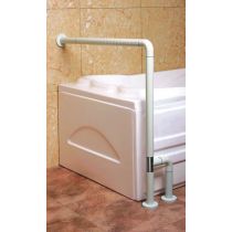 Iliade - Maniglia Accesso Vasca - Acciaio Inox/Nylon - 80x100 cm