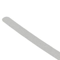 Identites set di 20 strisce antiscivolo in gomma per vasca e doccia bianche trattate antimuffa 21,5 cm