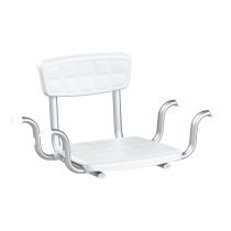 Sedile Vasca Regolabile Capri con Schienale - Bianco