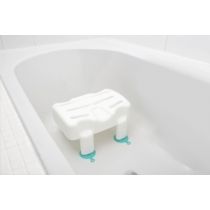 KINGFISHER - Seggiolino da Bagno 30 cm con Ventose, Bianco