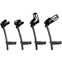 Canna Inglese in Carbonio INDESmed Ultra Leggera con Appoggio Brachiale Ribaltabile e Impugnatura Comfort in Silicone
