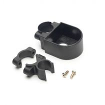 Identites supporto per bastone per deambulatore e carrozzina in plastica nero diametro 2,5 cm