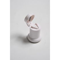 Identites frantumapillole con taglierina e vano porta compresse in plastica bianca design a nido d'ape