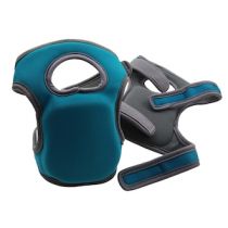 Identites ginocchiera con imbottitura in schiuma memory viscoelastica lavabile con velcro regolabile misura unica 3,5x21,5x18 cm confezione da due pezzi