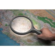 Identites lente di ingrandimento luminosa con lente da 13 cm ingrandimento 2.5x-6x leggera nera