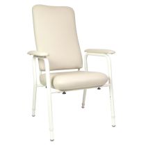 Poltrona Relax Confort Regolabile in Altezza con Rivestimento Impermeabile, Seduta Imbottita e Braccioli Regolabili – Portata 136 kg