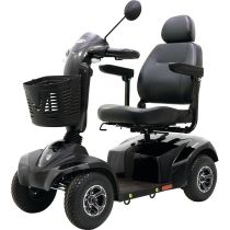 Scooter Elettrico Traveler Maxi per Anziani e Disabili, 4 Ruote con Sospensioni, Sedile Comfort con Poggiatesta, Motore 700W, Autonomia 39 km, Velocità 12 km/h