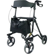 Identites Rollator Neo Strong deambulatore con seduta, schienale e ruote antiscivolo 150 kg