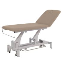 Tavolo da Esame Elettrico 2 Piani DELTA con Altezza Regolabile, Schienale Reclinabile e Portata 200 kg