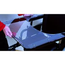 Tavoletta Universale per Sedia a Rotelle in Lexan – Piano Resistente Regolabile per Braccioli, Modello Adulto o Bambino