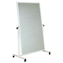 Specchio Quadrillé Grande Altezza 100 × 170 cm in Metallo Epoxy, da Parete o su Ruote, Fisso o Inclinabile