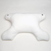 Identites cuscino con taglio per maschera d'ossigeno in poliuretano e poliestere bianco 60x40 cm