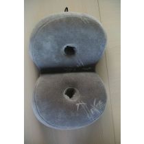 Identites Vegelya cuscino multi-posizione per supporto lombare e cervicale grigio 48x32x11 cm