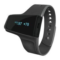 Oxymètre di Polso Connesso Professionale con Sensore Notturno, Monitoraggio SpO₂, Frequenza Cardiaca, Sonno e Bluetooth