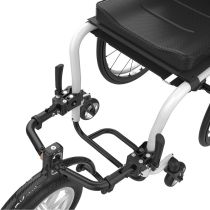 Track Wheel Quinta Ruota Anteriore per Carrozzina – Ruota Pneumatica da Esterno in Carbonio, Attacco Rapido Senza Attrezzi