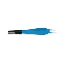 Gima pinza bipolare Adson con copertura isolante connettore universale 12,1 cm punte arrotondate