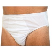 Slip sanitario per uomo ad altezza media apribile sui fianchi