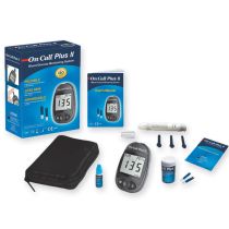Gima On Call Plus II kit glucometro con 10 strisce, lancette, penna pungidito, borsa, manuale