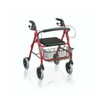 Surace 965 Deambulatore con Seggiolino e Freni a Leva Telaio Riducibile Manici Regolabili