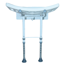 Sedile da Parete per Doccia con Appoggi a Terra