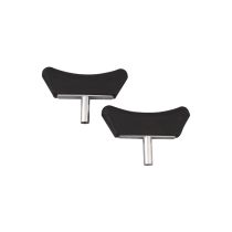 Demarta Virginio coppia di supporti ascellari per deambulatore in acciaio e PVC compatibili ScanMedicalEurope