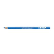 Gima matita dermografica in legno di cedro con mina in cera blu, rossa o bianca confezione da 6 pezzi