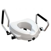 Rialzo WC con Braccioli Ribaltabili in Polietilene, 12,5 cm