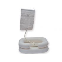 Bacinella gonfiabile per il lavaggio della testa