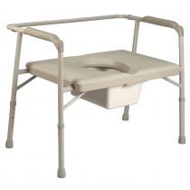 Comoda Bariatrica 2 - Sedia WC Regolabile in Acciaio, 315 kg