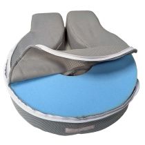 Bmedica Saniconfort fodera per cuscino a ferro di cavallo in poliuretano espanso