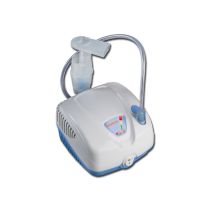 Gima Mistral aerosol a pistone compatto e portatile con ampolla Hi Flo e accessori inclusi