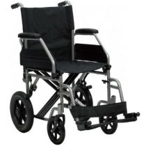 Carrozzina Basic Transito Doppia Crociera - Acciaio Grigio - 120 kg