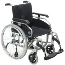 Carrozzina Pieghevole Autospinta in Alluminio con Ruote Antiribaltamento