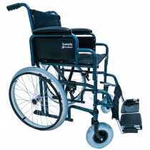 Carrozzina M020 Pieghevole Autospinta in Metallo con Braccioli