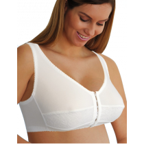 Cod. 828 Scudotex - Reggiseno Raddrizzaspalle Cotton Up Coppa C Bianco/Nero