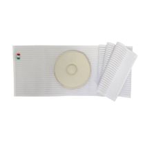 Orione Fascia per Ernia Ombelicale Art. 358 con Cuscinetto Bianco Materiale Traspirante Ergonomico