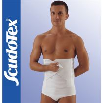 Cod. 195 Scudotex - Cintura Multibelt Regolabile Doppia Chiusura Bianca