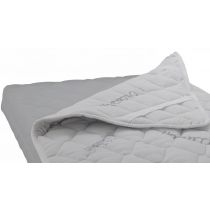 Kyara Fitergy coprimaterasso in poliestere e cotone con imbottitura biomolecolare colore bianco