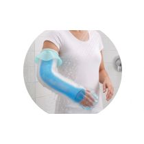 Art. Y006 - Y007 Safte Coprigesso Impermeabile Braccio Adulto – Fodera Protettiva Ermetica per Doccia e Bagno, Protezione Ortesi e Fasciature Senza Lattice, Riutilizzabile e Autosigillante, Disponibile in Due Modelli (Lungo e Corto)