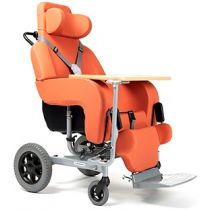 Carrozzina Coraille Polifunzionale Interni/Esterni - Acciaio/Drtex