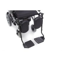 Ardea CS810 Taurus pedana elevabile manuale sinistra per carrozzina elettrica nera in metallo