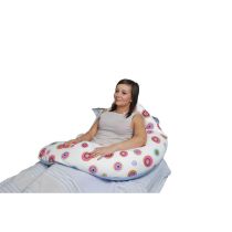 Identites cuscino per maternità con microsfere lavabile blu 170 cm adattabile per letto o passeggino