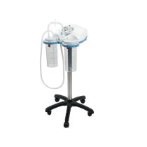 Gima Supervega aspiratore portatile per liquidi corporei con doppio vaso su carrello a cinque ruote