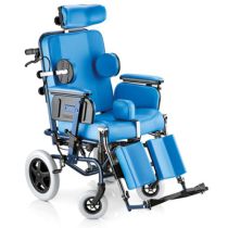 Surace Luna Carrozzella Imbottita Basculante con Ruote 18 e 30 cm Tessuti Inifughi
