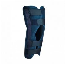 Ginocchiera Immobilizzante con Stecche Metalliche Blu, Taglie S-XXL